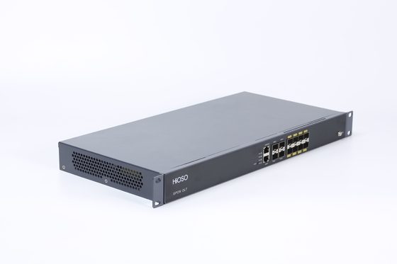 HA7308G-J 8PON GPON OLT সমর্থন WEB SNMP CLI 4 GE/10GE SFP/SFP+(10GE) অপটিক্যাল আপলিংক পোর্ট
