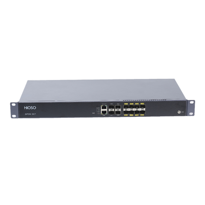 HA7308G-J 8PON GPON OLT সমর্থন WEB SNMP CLI 4 GE/10GE SFP/SFP+(10GE) অপটিক্যাল আপলিংক পোর্ট